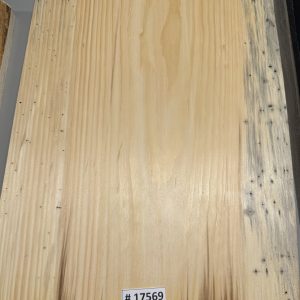 Body Blank-# 17569—Blue Northeastern White Pine 1-Piece 20.50”—15.25”—2”—-2.02 LB/BF