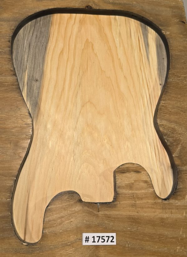 Body Blank-# 17572—Blue Northeastern White Pine 1-Piece 21.50”x14”x2”—2.65 LB/BF - Image 4