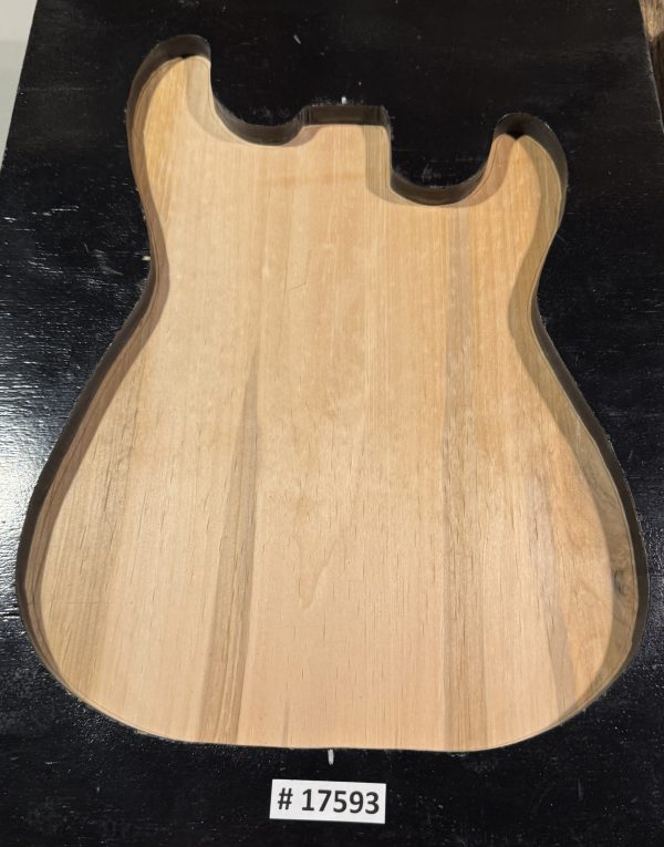 Body Blank-# 17593—Rainbow Alder 1–Piece 23”x14.50”-14”-13”x2”—-2.90 LBS/BF