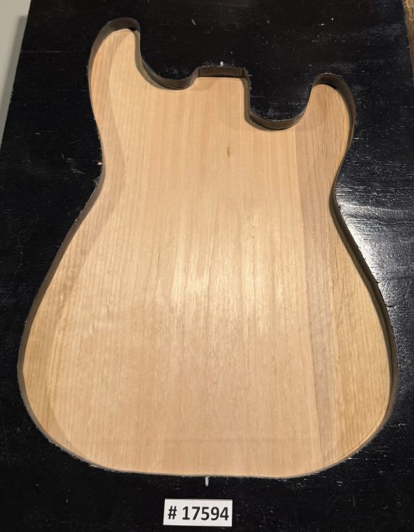 Body Blank-# 17594—Rainbow Alder 1-Piece 23.50”x15.50”-15.25”x1.91”—-2.75 LBS/BF