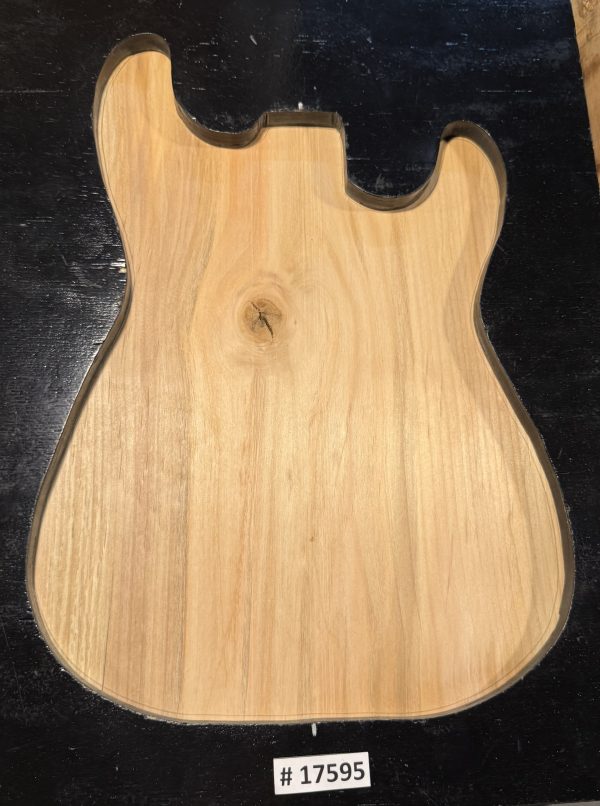 Body Blank-# 17595—B-Grade Rainbow Alder 1-Piece 20.50”x15.75”—15”x2”—-2.47 LBS/BF - Image 2