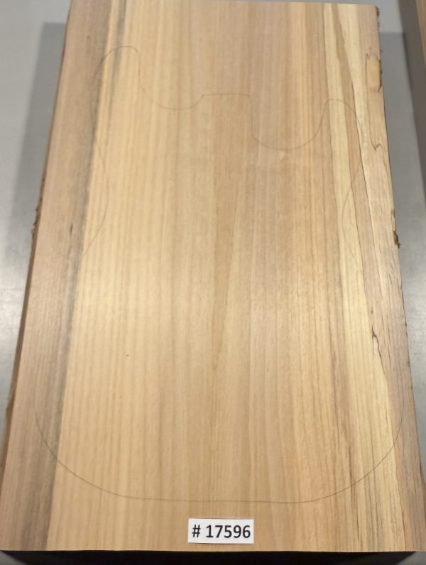 Body Blank-# 17596—Rainbow Alder 1-Piece 22”x13.75”—13.50”x2”—-2.65 LBS/BF - Image 2