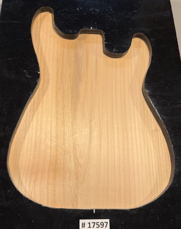 Body Blank-# 17597—Rainbow Alder 1-Piece 24”x16”x1.93”—2.15 LBS/BF