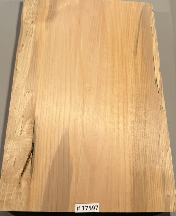 Body Blank-# 17597—Rainbow Alder 1-Piece 24”x16”x1.93”—2.15 LBS/BF - Image 3