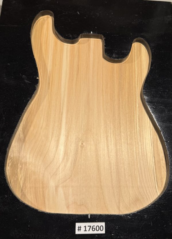 Body Blank-# 17600—B-Grade Rainbow Alder 1-Piece 22”x13.25”-13”x1.95”—-3.36 LBS/BF