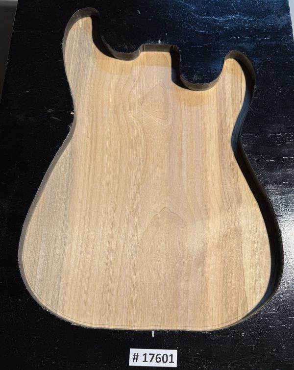 Body Blank-# 17601—B-Grade Rainbow Alder 1-Piece 22”x13.50”x2”—-2.63 LBS/BF