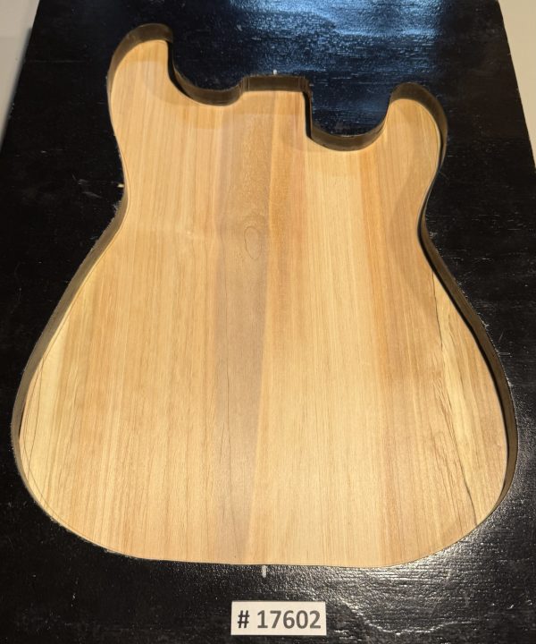 Body Blank-# 17602—B-Grade Rainbow Alder 24.50”x13”x2”—-2.50 LBS/BF - Image 2