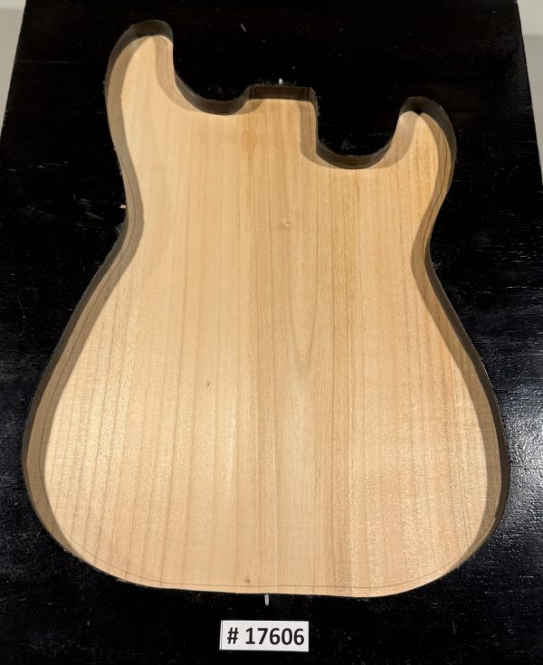 Body Blank-# 17606—Rainbow Alder 1-Piece 23.75”x16.75”—16”x1.85”——2.21 LBS/BF - Image 2