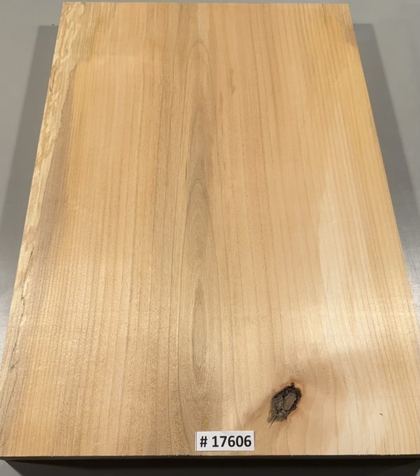 Body Blank-# 17606—Rainbow Alder 1-Piece 23.75”x16.75”—16”x1.85”——2.21 LBS/BF - Image 3
