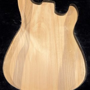 Body Blank-# 17607—B-Grade Rainbow Alder 1-Piece 23.75”x15.75”—14.25”x1.84”—-2.28 LBS/BF