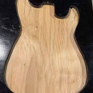 Body Blank-# 17608—B-Grade Rainbow Alder 1-Piece 24”x14.75”—14.50”x1.84”—-2.29 LBS/BF