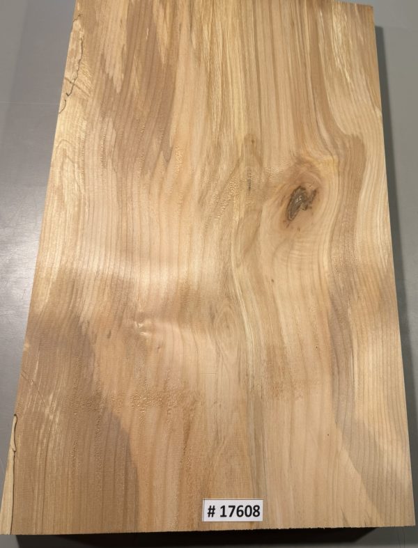 Body Blank-# 17606—B-Grade Rainbow Alder 1-Piece 24”x14.75”—14.50”x1.84”—-2.29 LBS/BF - Image 3