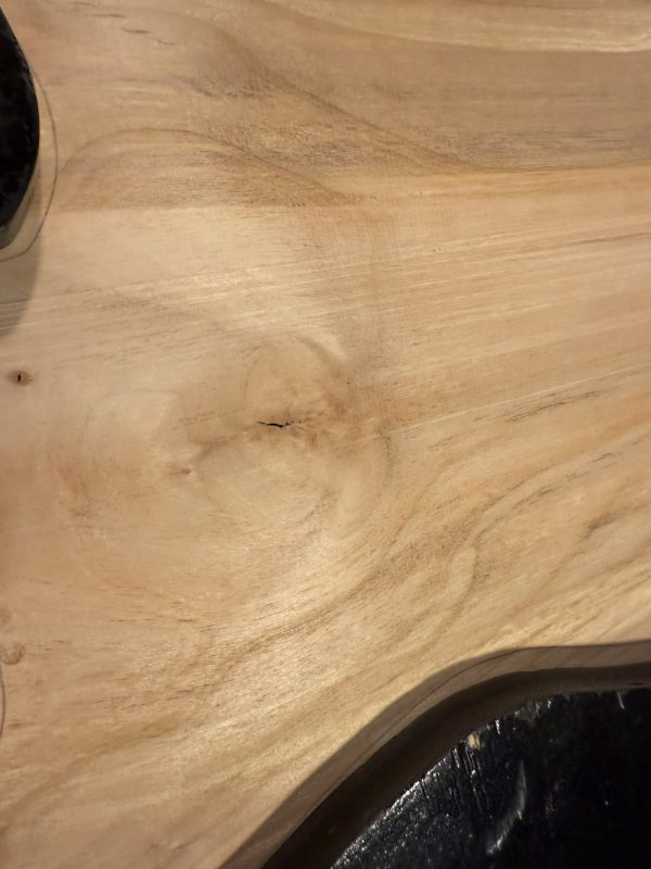 Body Blank-# 17609—B-Grade Rainbow Alder 1-Piece 23”x15.75”-15”—14.25”x1.90”—-2.32 LBS/BF - Image 3