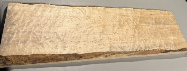 Neck Blank-# 17616—4A Grade Colored Birdseye Maple 27.50”x7”x1.19” - Image 2