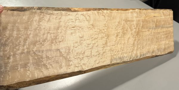 Neck Blank-# 17616—4A Grade Colored Birdseye Maple 27.50”x7”x1.19”