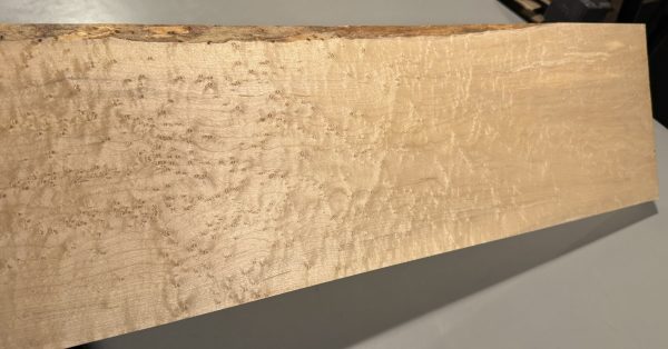 Neck Blank-# 17617—4A Grade Colored Birdseye Maple 30”x9”—8”x1.21”