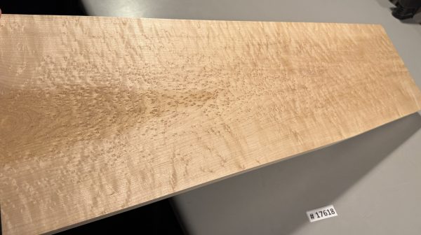Neck Blank-# 17618—5A Grade Colored Birdseye Maple 31”x9.5”—8”x2.21” - Image 3