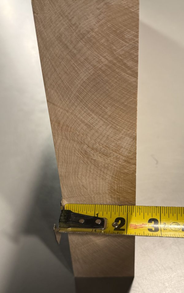 Neck Blank-# 17618—5A Grade Colored Birdseye Maple 31”x9.5”—8”x2.21” - Image 8