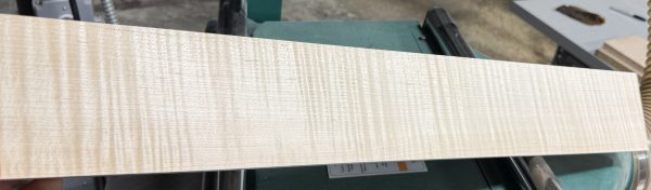 Neck Blank-# 17612—4A Grade Red Leaf Flame Maple Qtr-Sawn 27.50”x4”x1.10” - Image 2