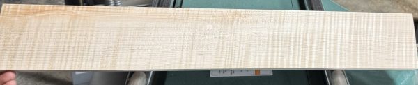 Neck Blank-# 17612—4A Grade Red Leaf Flame Maple Qtr-Sawn 27.50”x4”x1.10” - Image 3