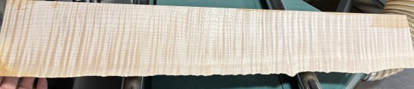 Neck Blank-# 17613—5A Grade Big Leaf Flame Maple Rift Sawn 31.50”x4.5”—4”—3.5”x1.17” - Image 2