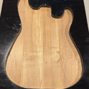 Body Blank-# 17634—4-Piece Glued Paint Grade Rainbow Alder 21.75”x15.25”x2”—2.65 LBS/BF