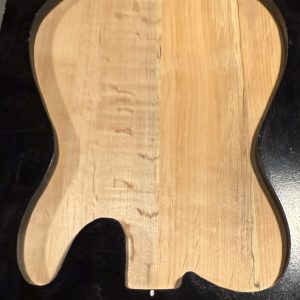 Body Blank-# 17643—4-Piece Glued Paint Grade Rainbow Alder 18”x14.50”—14”x1.75”—-2.33 LBS/BF